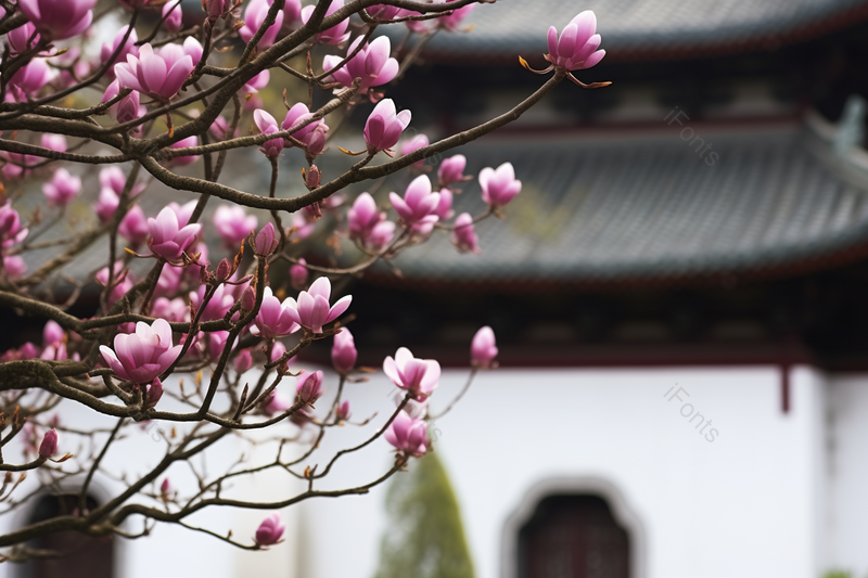 粉色鲜花唯美简约清新意境,高清,摄影图,摄影图片,图片大全,摄影图免费下载